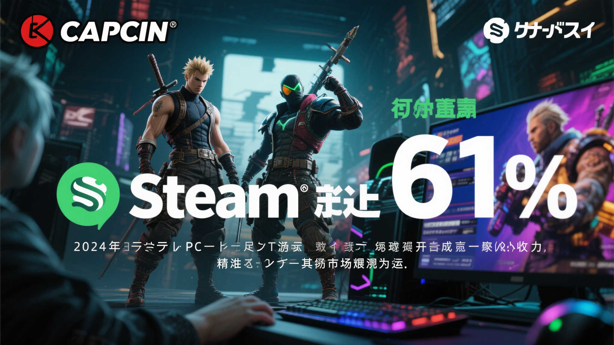 卡普空成功打响PC市场：2024财年Steam营收激增61%
